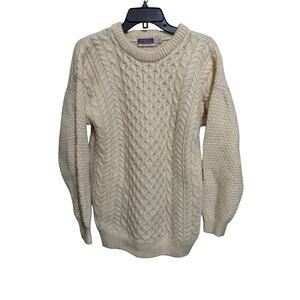 Highland Home Industries Wool Sweater Made in Scotland M